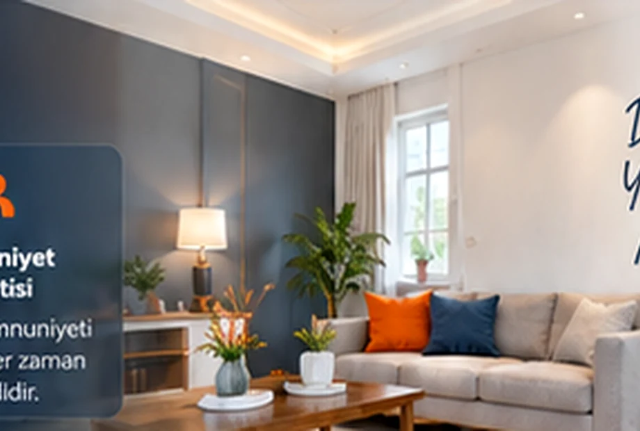 Yenilenmiş modern oturma odası
